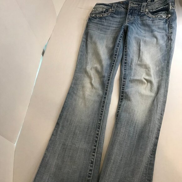 MISS ME WOMENS BOOT CUT JEANS SIZE 30 - Picture 1 of 12